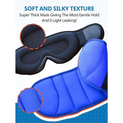 Airplane Travel Pillow Set with Chin Strap and Sleep Mask, 360° Headrest for Long Flights and Road Trips, Black