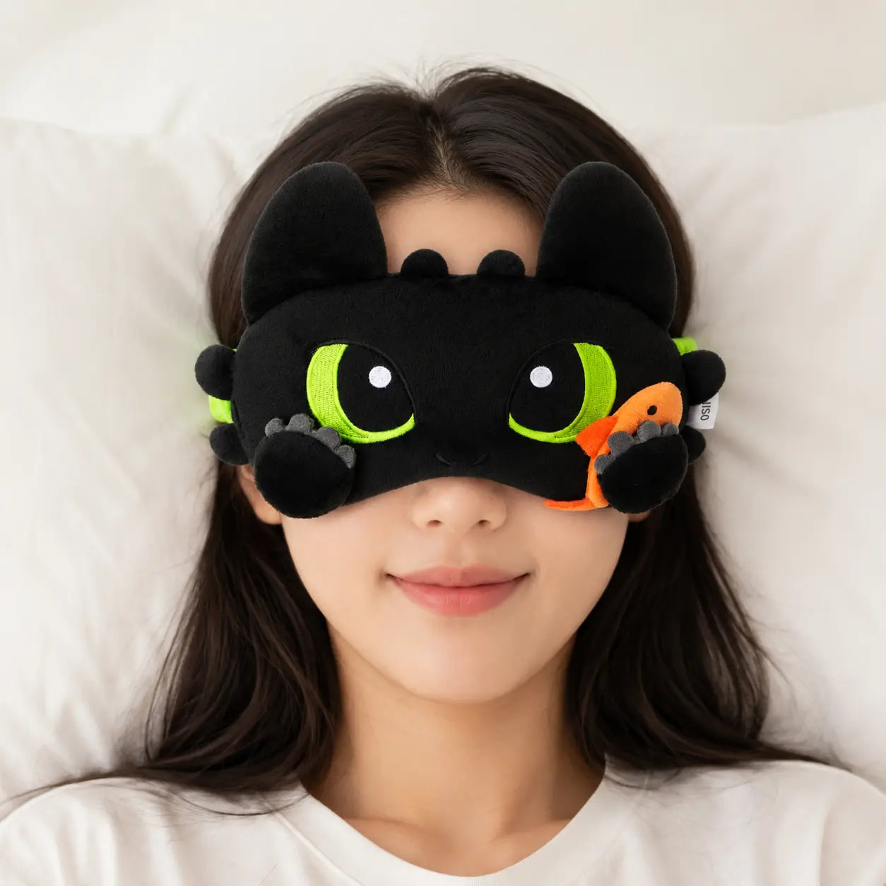 Miniso How to Train Your Dragon Sleep Mask - Soft and Comfortable Eyemask for Travel and Sleep Aid, Youth Novelty Design