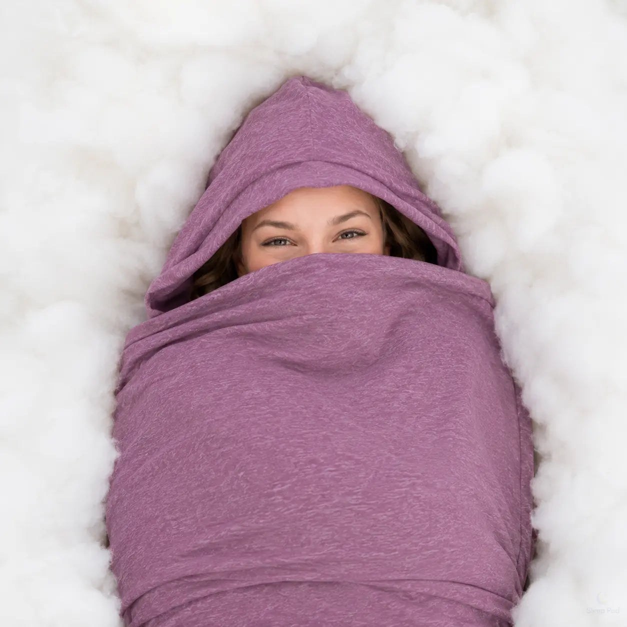 Hug Deep Sleep Wearable Blanket - Stretch Compression Sleep Sack with Hand Access, Breathable and Cozy Sensory Blanket for Adults, Kids, and Teens, Machine Washable Alternative to Weighted Blankets, Ideal for Sports and Nighttime Comfort Gifts