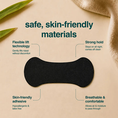 Sleep Karma Premium Bamboo Nasal Strips - Anti-Snoring Nasal Dilators for Enhanced Breathing and Improved Sleep Quality